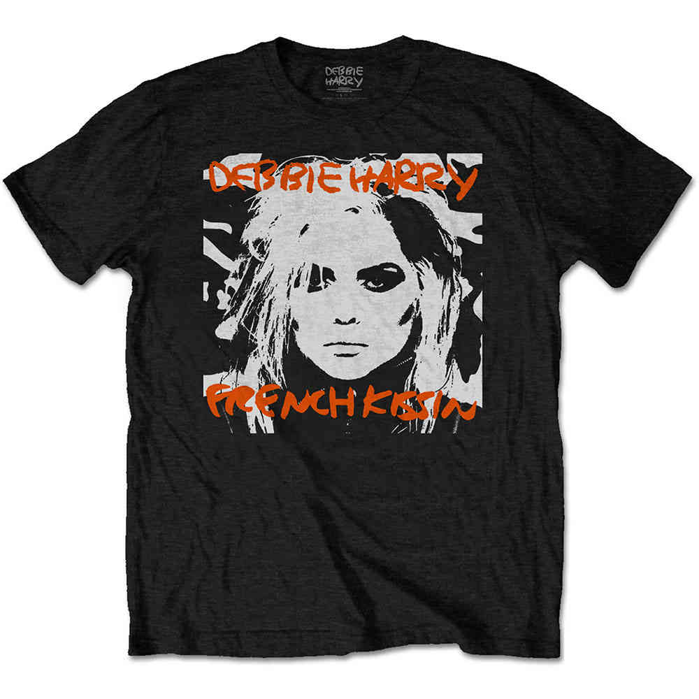 Blondie - French Kissin' Heren Tshirt - Zwart